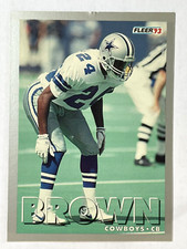 LARRY BROWN Dallas Cowboys, Raiders 1993 Fleer Football Card #327