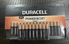 Duracell CopperTop Power Boost 1.5V AA Alkaline Batteries - 24 Pack Exp 2033 NEW