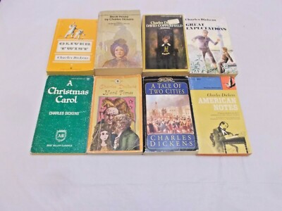 8 CHARLES DICKENS # PB OLIVER TWO CITIES BLEAK AMERICAN CHRISTMAS DAVID GREAT