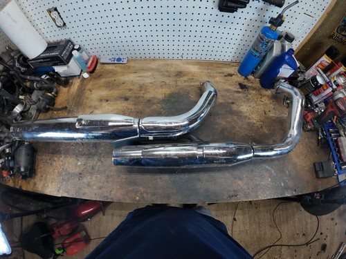 HONDA SHADOW SPIRIT 750 2005 OEM EXHAUST MUFFLER PIPES
