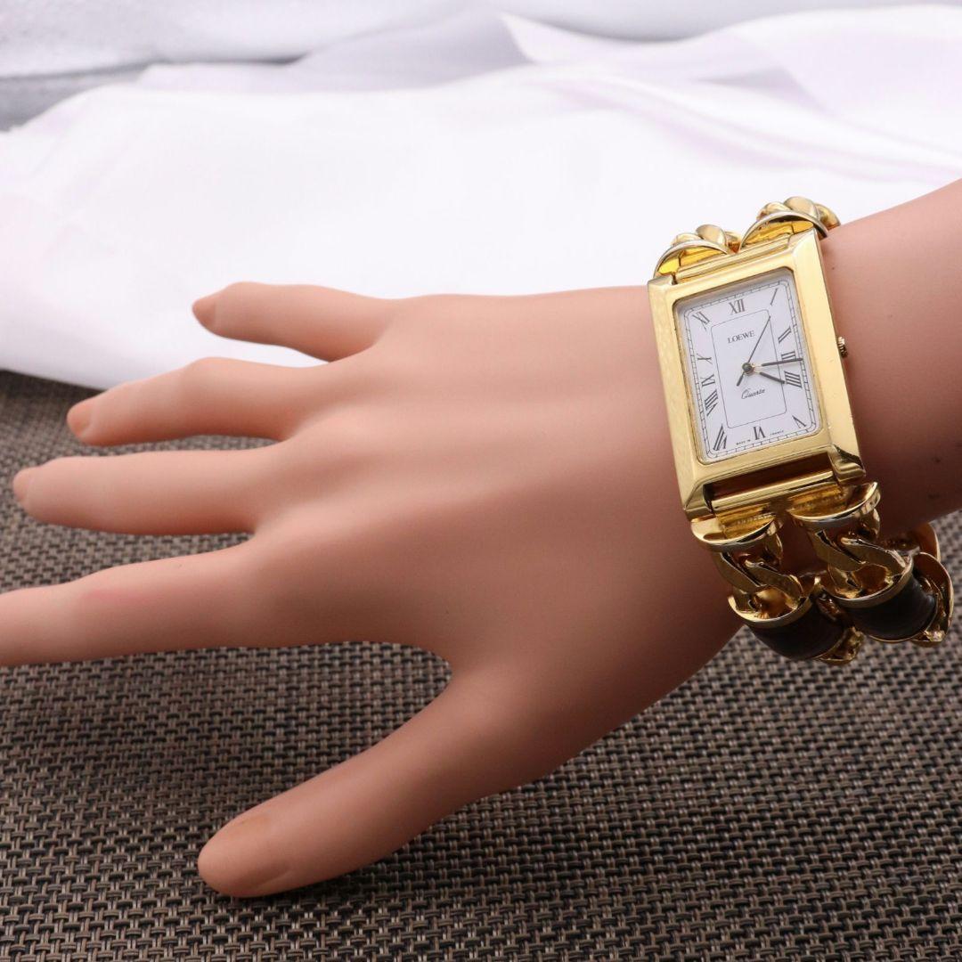 LOEWE White and Gold Watch Working From Japan | eBay