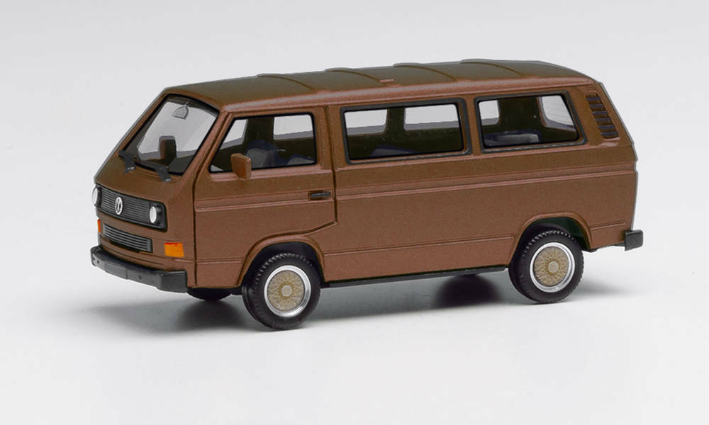 半額 50％OFFの通販 HERPA eBay | NEU 1:87 HO braunmetallic T3 Bus VW 420914-002 ミニカー