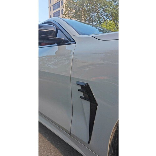1Pair For 2021~2025 4 Series G22 G23 430i M440i Black Side Air Fender Vent Trim - Picture 5 of 9