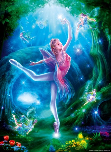 Ravensburger BALLETTSTUNDE 100 XXL Stück Puzzle mit Glitzer selten NEU - Bild 2 von 2