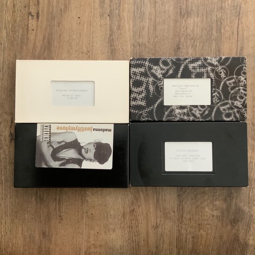 LOT of 4 FOUR VHS TAPES-ALL MUSIC DEMOS PROMOS-RARE-MADONNA-HOUSTON-COLE-RARE - Picture 4 of 4
