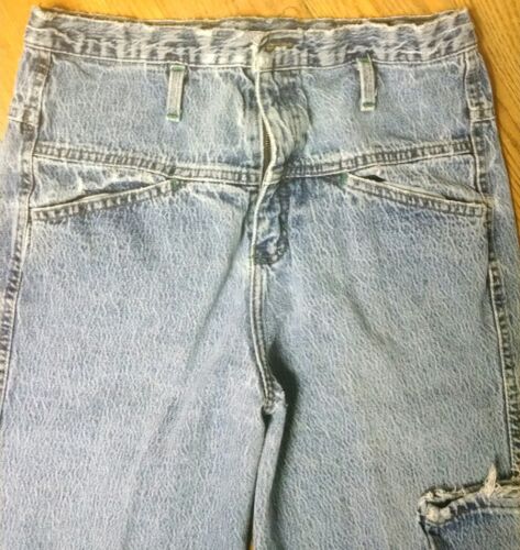 Ladies vintage Zena high waist distressed mom jeans made in USA size 9 - Picture 3 of 7