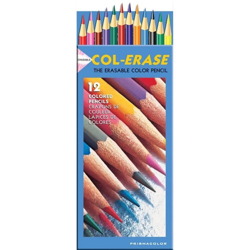 Prismacolor 20516 Pencil w/Eraser - Assorted Lead and Barrel Colors (12/Set) New - Picture 1 of 3