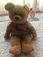 Ty Beanie Babies Curly The Bear 1996 pre owned