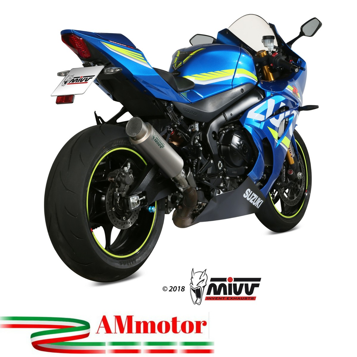 【祝開店！大放出セール開催中】 Exhaust Gp Muffler Motorcycle 2017 1000 Gsx-R Suzuki Mivv パーツ