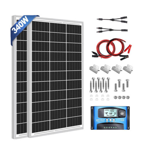 100W 120W 150W 170W 200W Solar Panel Kit 12V Mono Solar Panel RV Caravan Boat - Picture 25 of 26