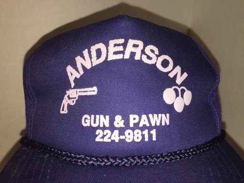 VTG ANDERSON GUN & PAWN Shop Anderson SC 80s 90s LOCAL Hat Cap Zipperback - 第 2/10 張圖片