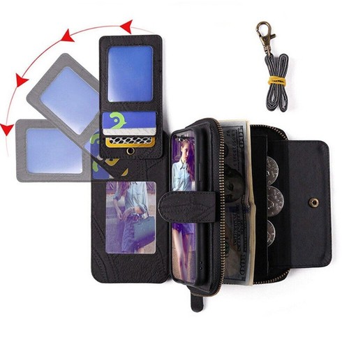 For Samsung S25 S24 S23 S22 S21 S20+ Ultra Detachable Wallet Case Leather Cover - Picture 32 of 49