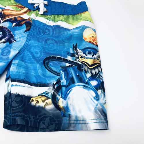 Skylanders Boys Swim Trunks Shorts Pool Swimwear Size 5 w/ Mesh Lining - Picture 3 of 8