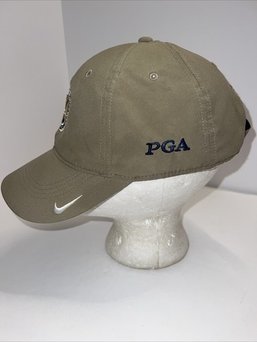 Nike PGA Tan HatCap Professional Gold Association Navy Gold Patch Hook Loop 1916 - Bild 4 von 8