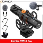 Comica VM10 Pro Mini kardioidalny cyfrowy mikrofon strzelby do aparatów fotograficznych smartfonów