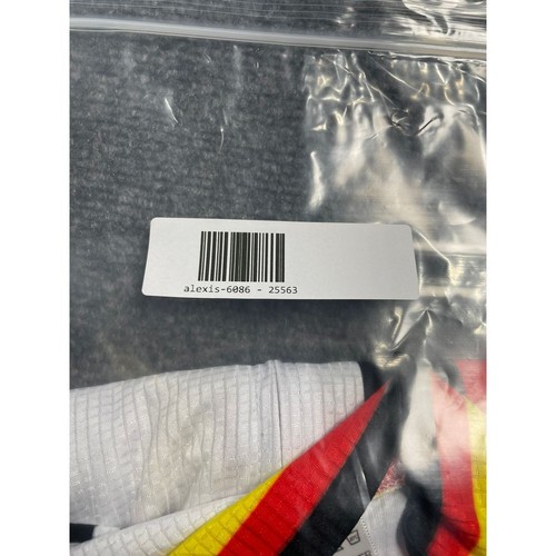 Bio-Racer Men's White Full Zip Polyester Back Pocket Cycling Jersey Size 3XL - Picture 15 of 15