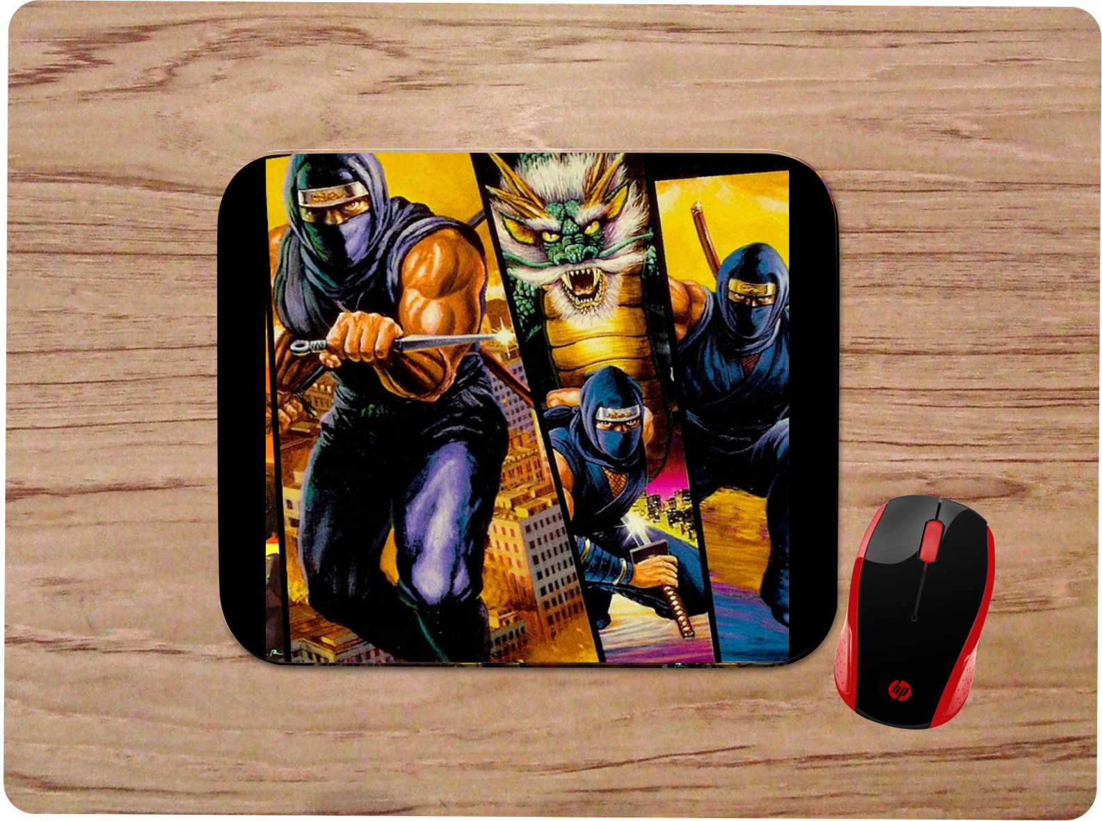 NINJA GAIDEN TRILOGY CUSTOM ART DESIGN NONSLIP MOUSE PAD DESK MAT PC GAMING GIFT