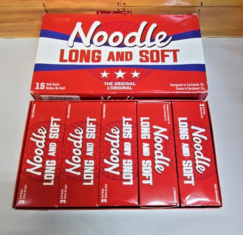 Noodle Long and Soft Golf Balls 15pk, White