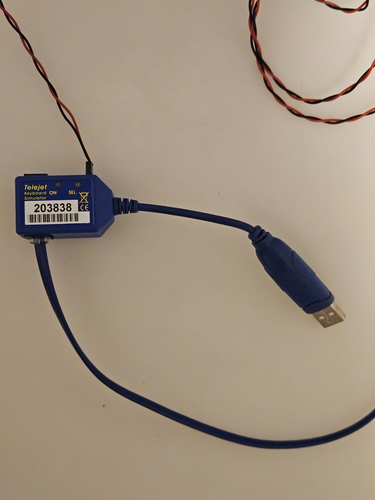 Telejet Keyboard Simulator mit USB-Anschluss+ zusätzliche Anschlusskabel - Bild 2 von 2