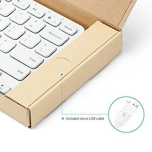 Anker Ultra Compact Slim Wireless Bluetooth Keyboard with Rechargeable Battery - Image 4 of 4