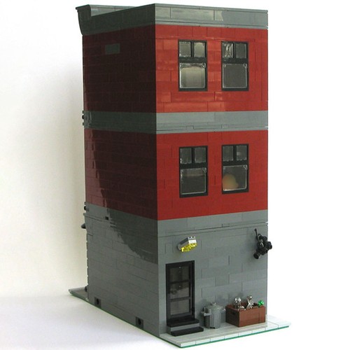 MOC: Fully Furnished Modular Building Bar with Interior 1638 Bricks Gift - Picture 6 of 6