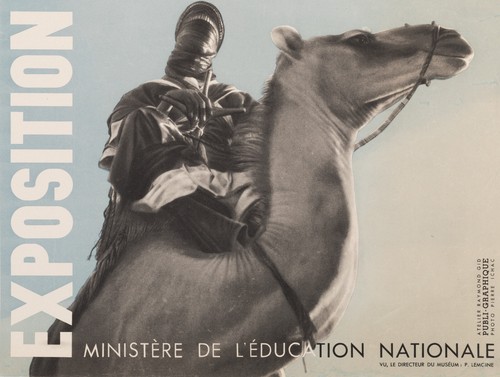 Affiche originale, Gid, exposition Sahara, musée ethnographique, chameau touareg 1934 - Photo 2/4