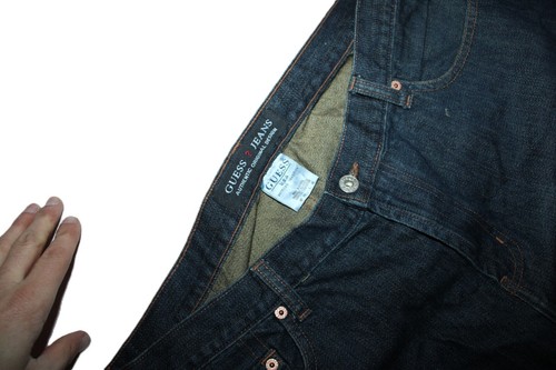 GUESS USA RELAXED HOMBRE MOM JEANS más bien 38/38 W38 L38 (etiqueta 36/34) - Imagen 5 de 5