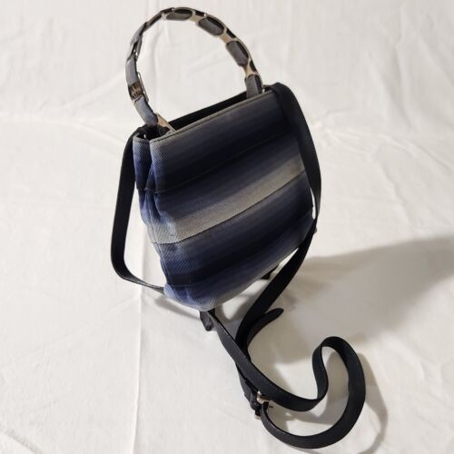 Salvatore Ferragamo Women's Small Blue Vera Ribbon Leather Crossbody Handle Bag - Picture 3 of 23
