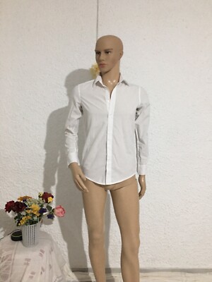 Alcott & Co Elegant men's white shirt. jacket size S/42-44 
