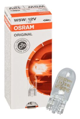 10x OSRAM Glassockellampe W5W 12V 5W 2825 Standlicht Kennzeichenbeleuchtung