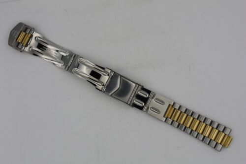 TAG Heuer BB0305 Midsize 2000 Clasp Links Watch Bracelet Band WE1220 Gold Silver - Picture 3 of 6