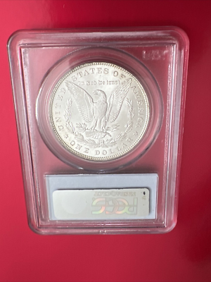 1897 Morgan Silver Dollar, TOP 100 PCGS MS 62 VAM 6A PITTED