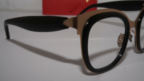 Pomellato New Eyeglasses Gold Black Transparent PM0025O 001 48 19 140 - Picture 11 of 12