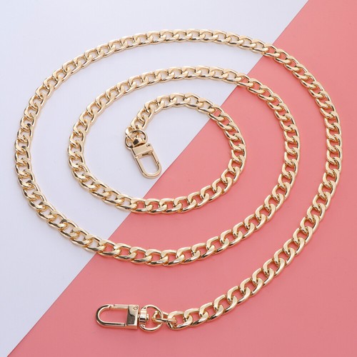 Bag Flat Chain Handbag Chains Metal Purse Straps Shoulder Body - Picture 10 of 11