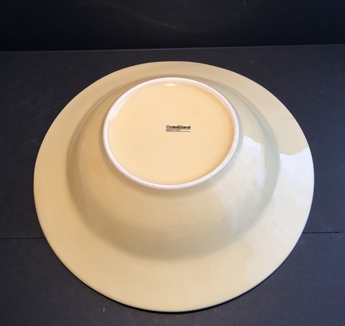 Crate & Barrel EMILIA 14" Round Ceramic Serving Pasta Bowl Made in Italy 637-359 - Picture 10 of 13