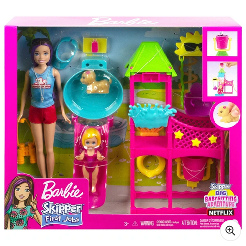 Barbie Skipper Big Babysitting Avventura Parco Acquatico Playset - Foto 2 di 24