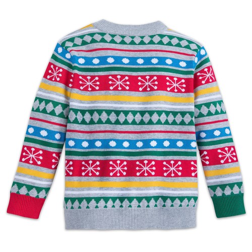 Disney Store Mickey Mouse Holiday Christmas Sweater Boy Size 5/6 - Picture 2 of 2