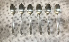 Wallace Harmony House Danish Queen 6 Available Dessert  Oval Spoon 7 1/8”