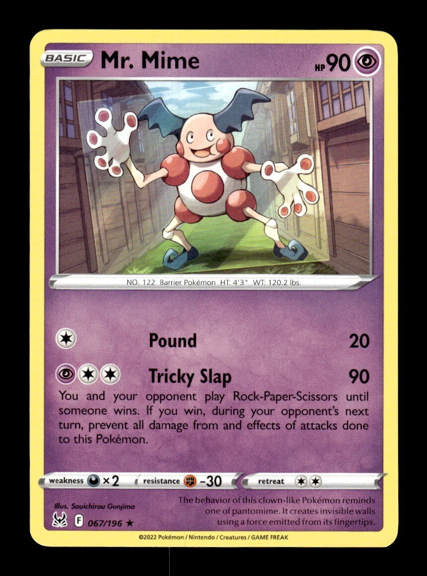 Pokemon Lost Origins MR. MIME 067/196 | eBay