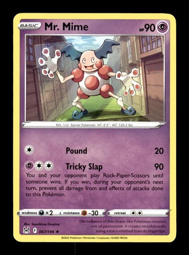 Pokemon Lost Origins MR. MIME 067/196
