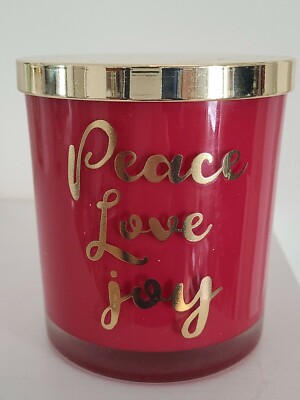 Christmas Dark Forest Scented Red  Candle, Hand Poured,12 oz GIFT New