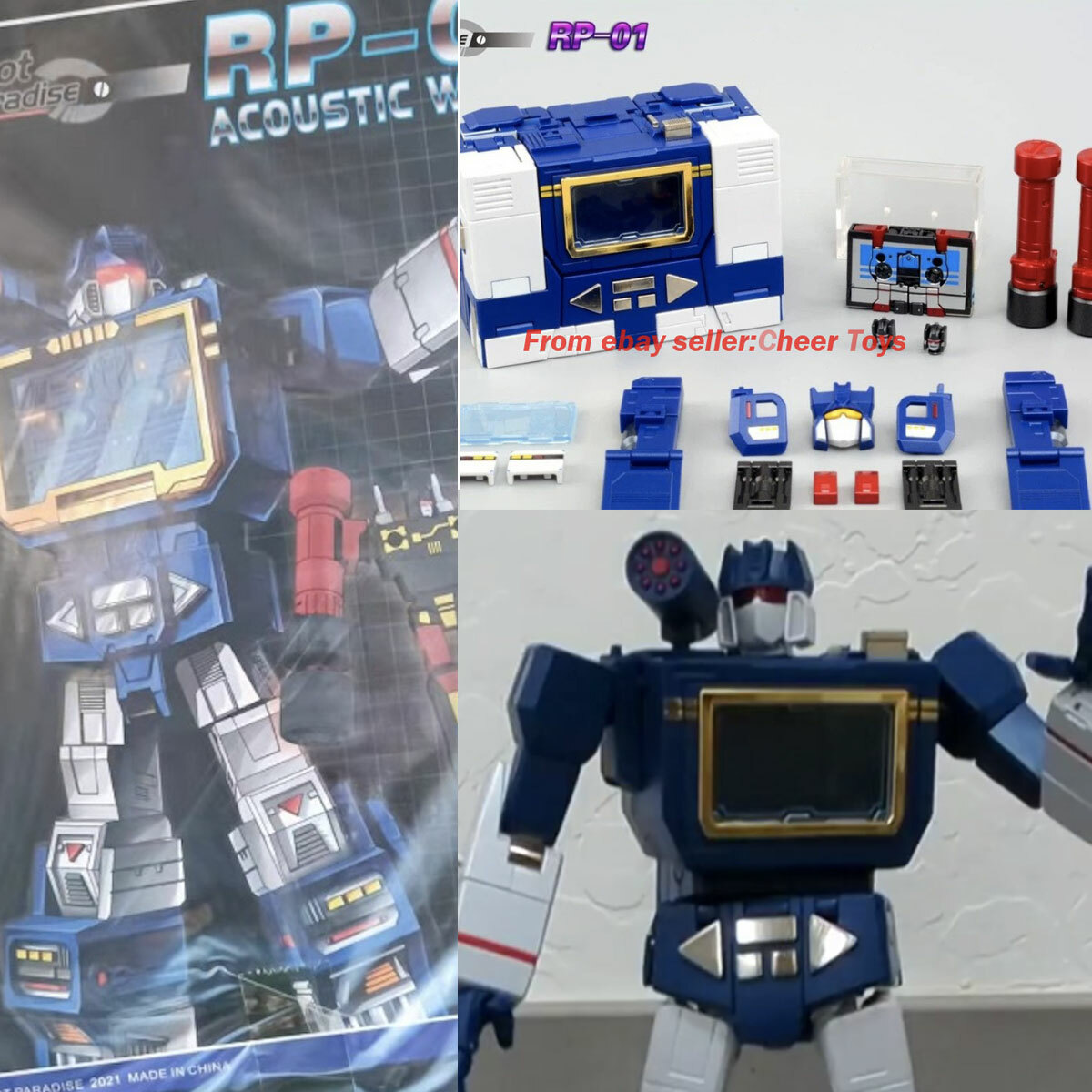 2021.11 Fans Toys ft-02 MP RP-01 Soundwave Robot Paradise FT02 in