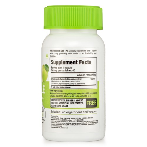 Green Apple Extract Capsules Phloretin Polyphenols Phloridzin Immune Support - Picture 2 of 4