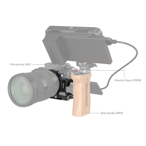 SmallRig Collar Mount Plate + Bottom Mount Plate for Sony Alpha 7C II / A7 CR - Picture 6 of 8