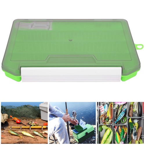 (Green)SingleLayer Insert Lure Box Fishing Tackle Box Fake Bait Storage - Picture 7 of 22