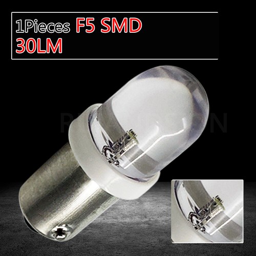 10X 12V BAX9S H6W F5 LED Auto Intérieur Dôme Lampe Latérale Ampoule Blanc 6000K - Foto 3 di 7