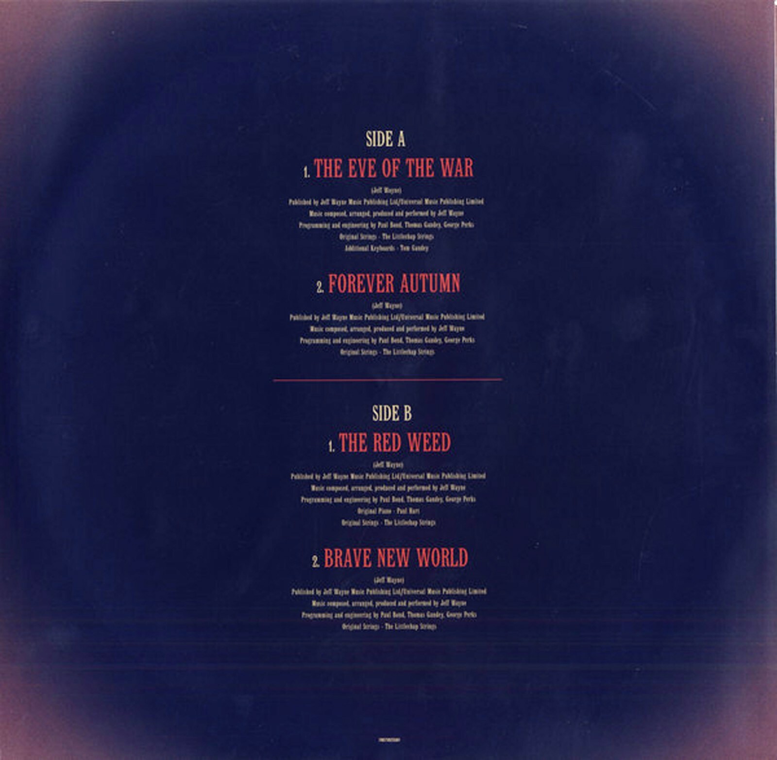 Rsd19+Jeff+Wayne+Pianos+Strings+and+Some+Other+Things for sale online