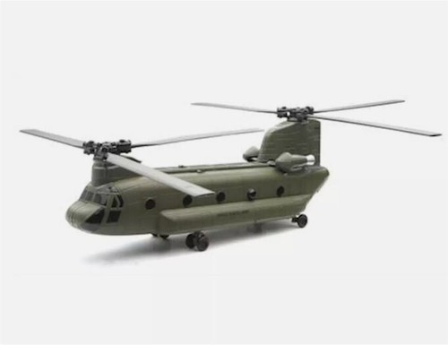 New Ray 25793 Sky Pilot Boeing CH-47 Chinook U.S Army Helicopter 1:60 Green - 第 1/2 張圖片
