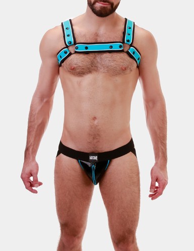 barcode Berlin Harness Wladi türkis 91686/417 gay sexy Angebot BLITZVERSAND - Picture 2 of 7