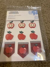 CREATIVE MEMORIES Apple Orchard Embellishments 12 layered Die-cuts NLA Limited